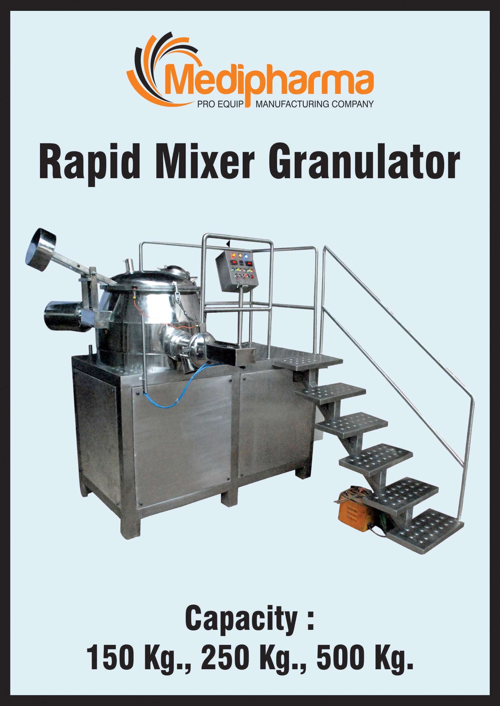 MEDIPHARMA RAPID MIXER GRANULATOR