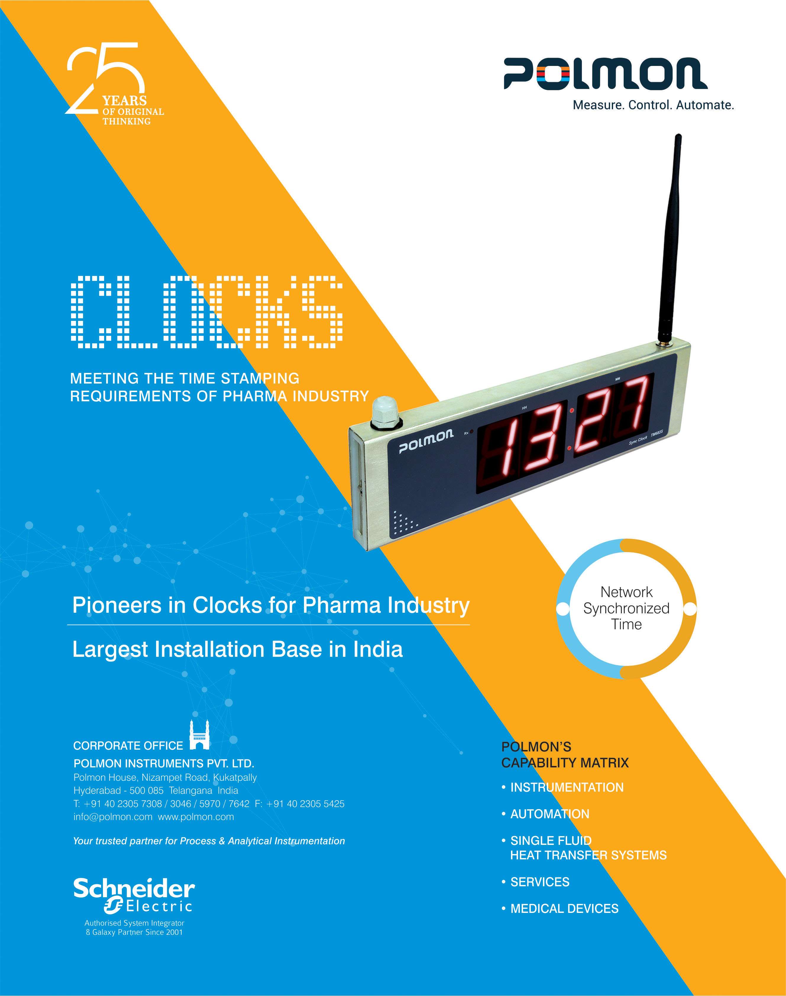 Clocks - Meeting the Time Stamping Requirements of Pharma Industry
