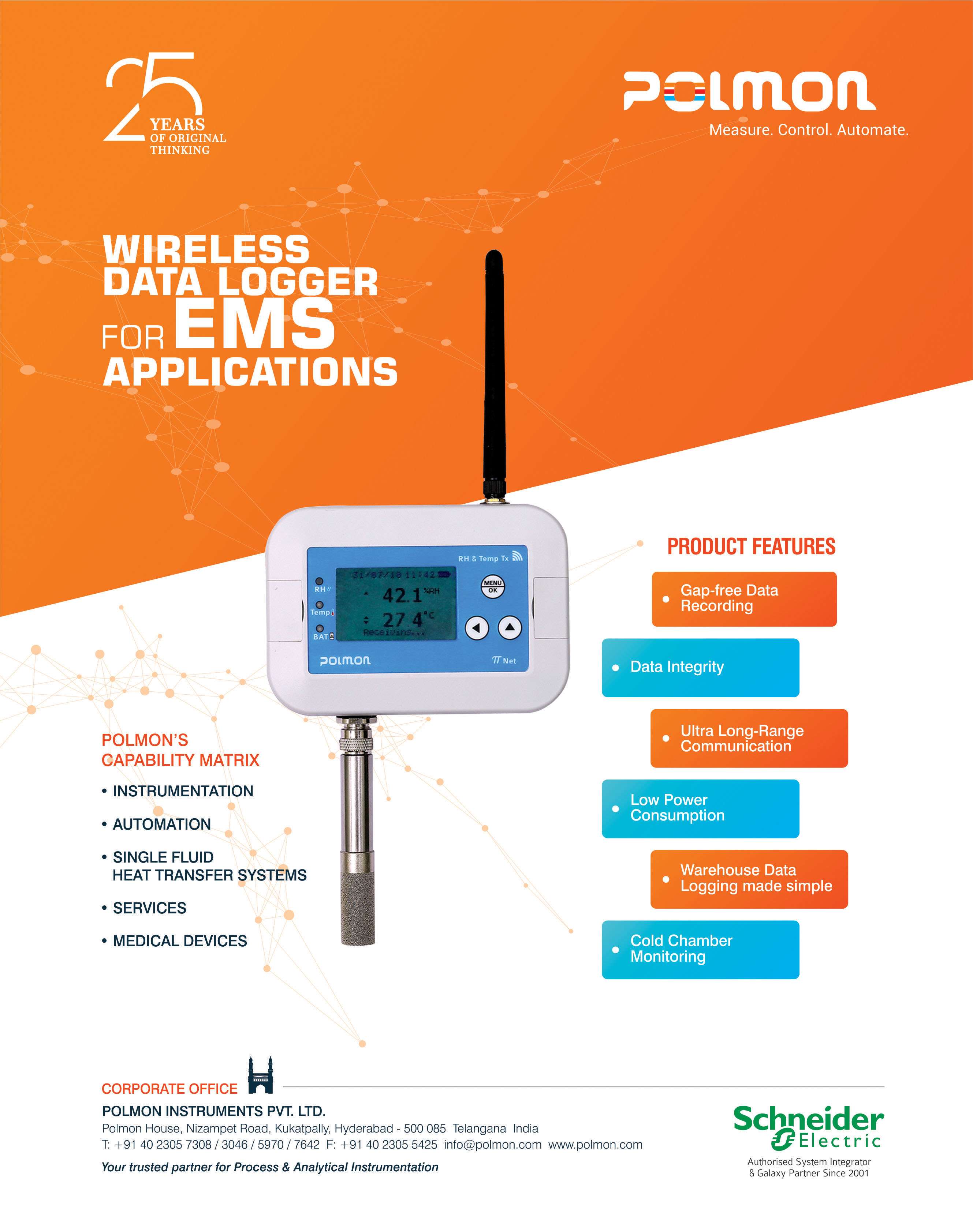 Wireless Datalogger for EMS Applications