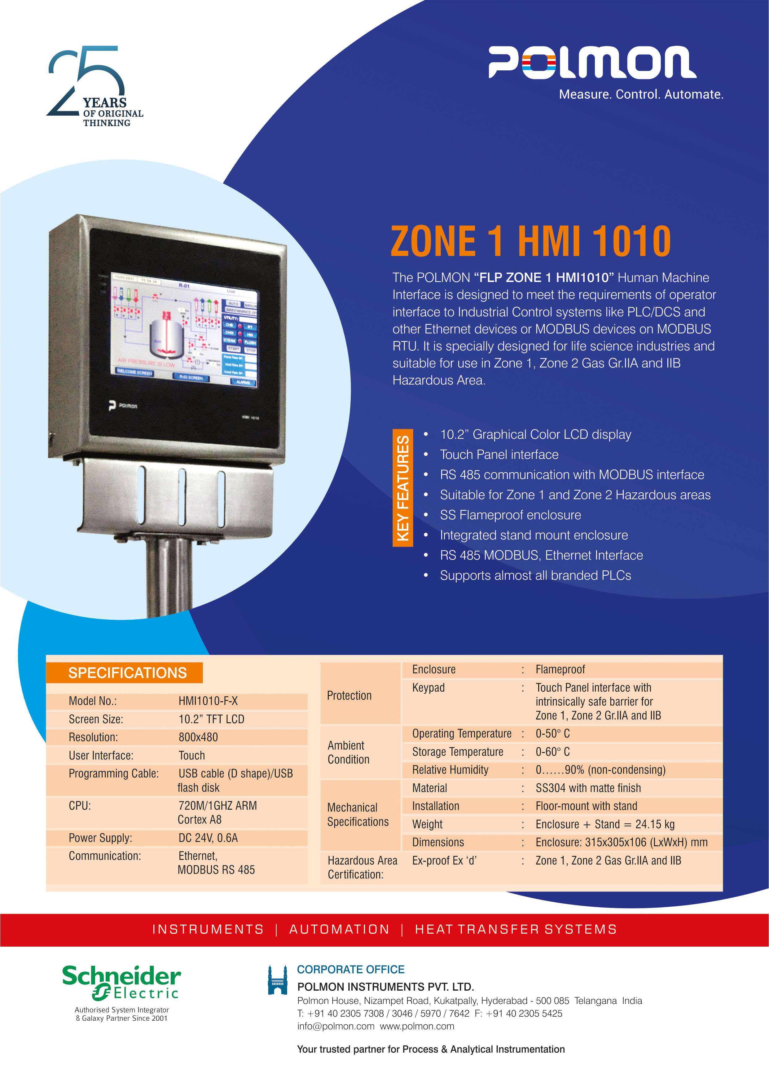 ZONE 1 HMI 1010