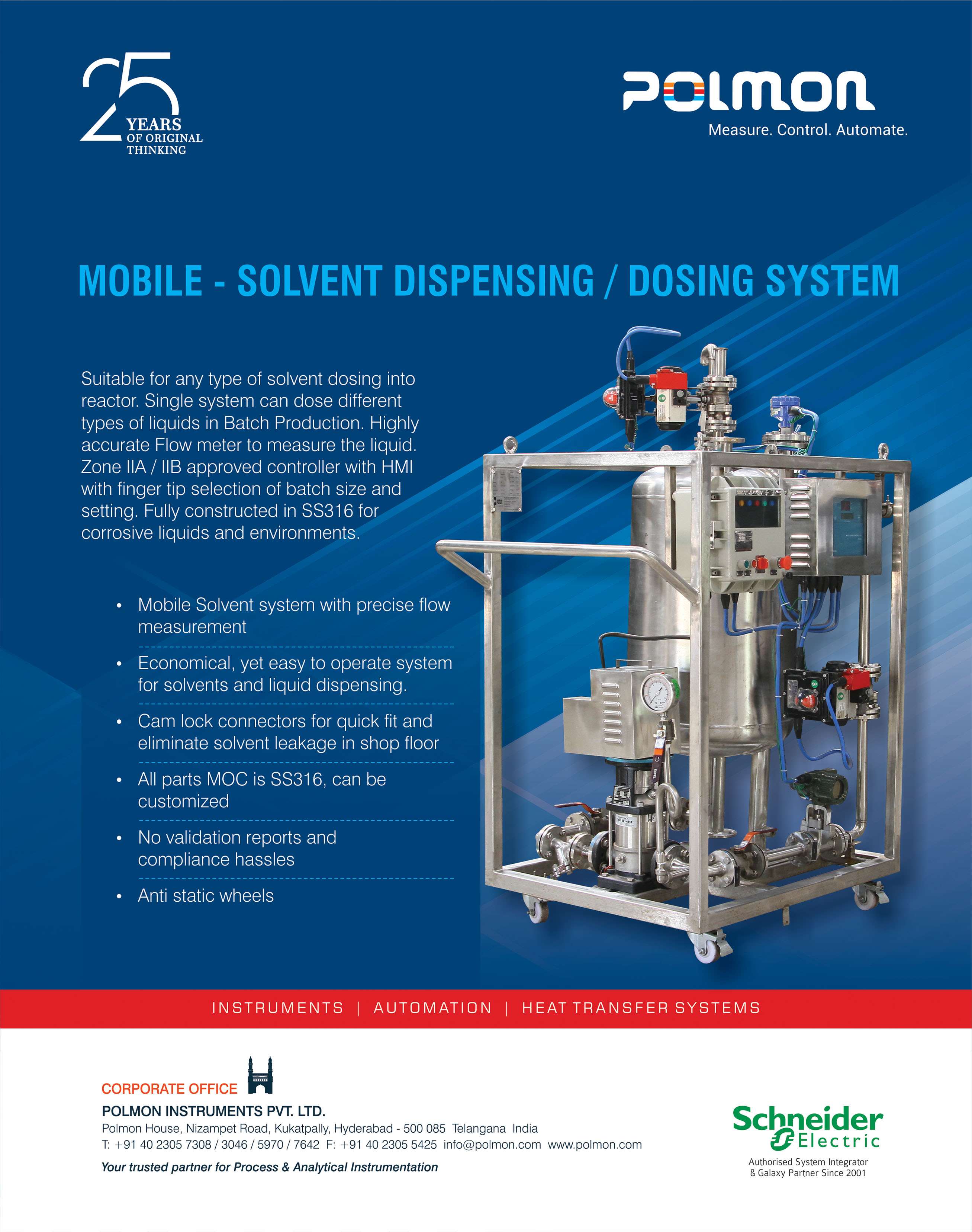 Mobile-Solvent Dispensing & Dosing System