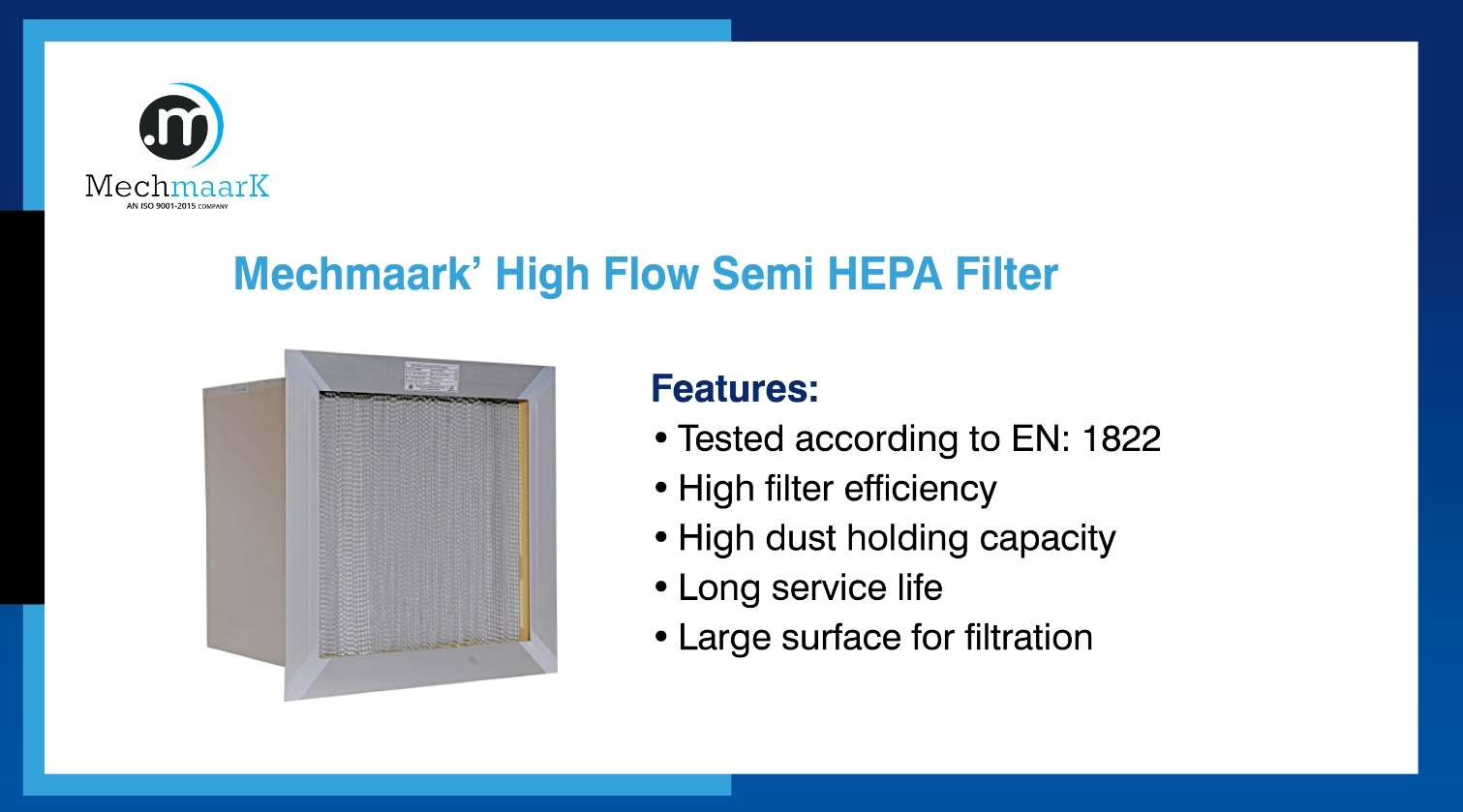 MechMaark’ High Flow HEPA Filter