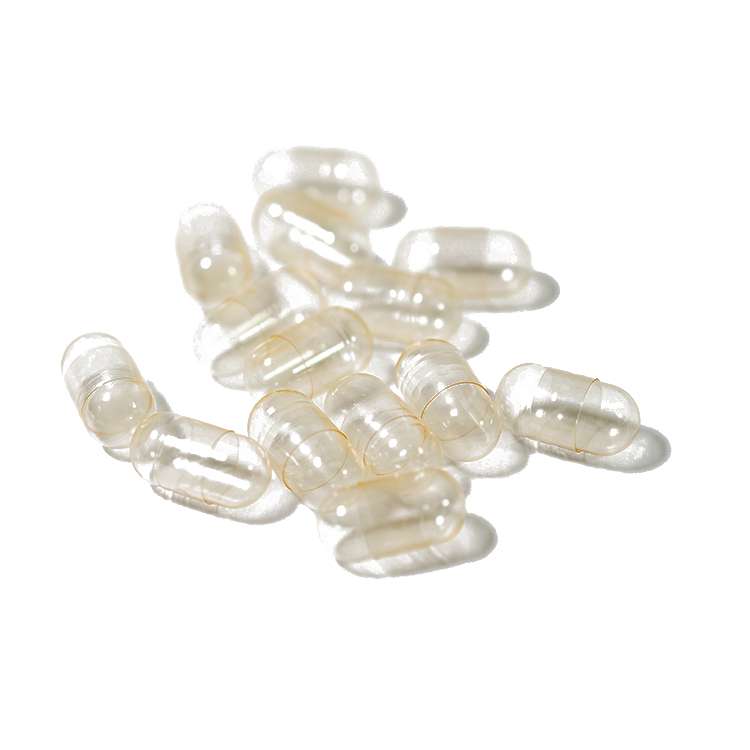 Natural plants transparent clear vegetable cellulose Empty HPMC vegan Capsules Size 00 0 1 2 3 4