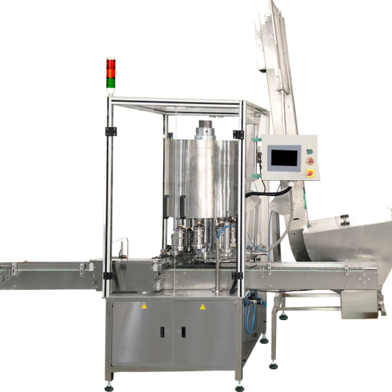 MULTI HEAD AUTOMATIC PICK AND PLACE ROATRY SCREW CAPPING MACHINE