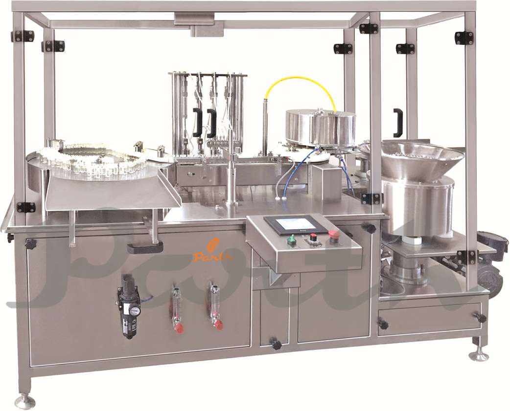 Automatic Eight Head Liquid Vial Filling & Stoppering Machine