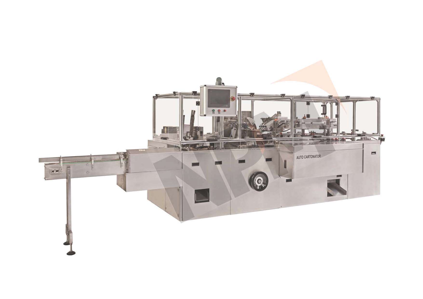 AUTOMATIC CONTINUOUS MOTION CARTONING MACHINE