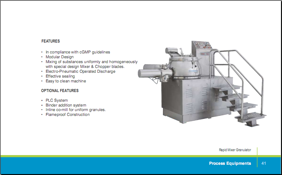 RAPID MIXER GRANULATOR