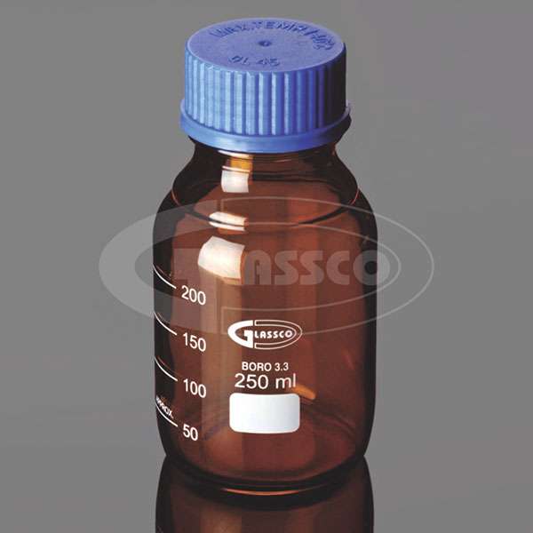 Reagent Bottles, Amber Screw Cap, DIN/ISO