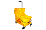 33LTR WRINGER TROLLEY WITH PARTITION