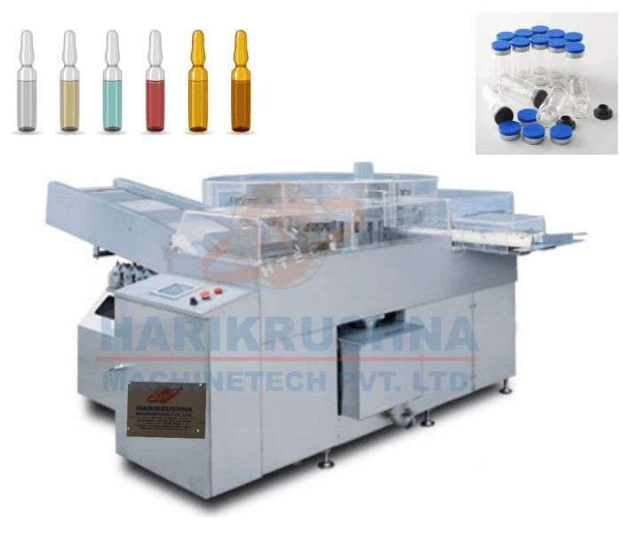 AUTOMATIC HIGH SPEED ROTARY AMPOULE & VIAL WASHING MACHINE