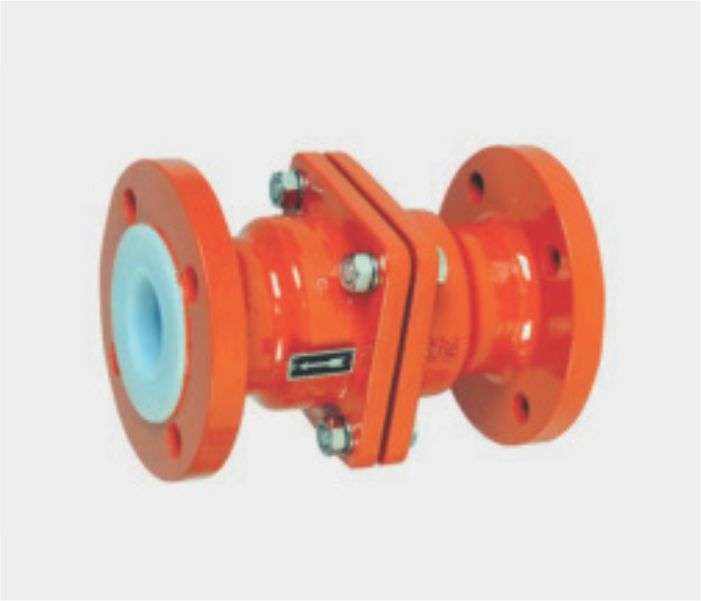 LINED CHECK VALVE (BALL TYPE)