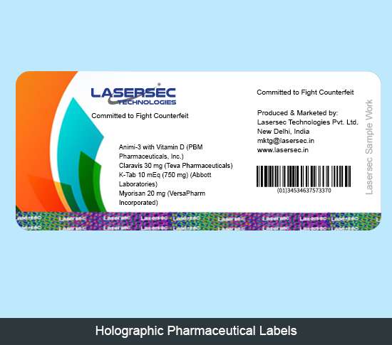 Holographic Pharmaceutical Labels