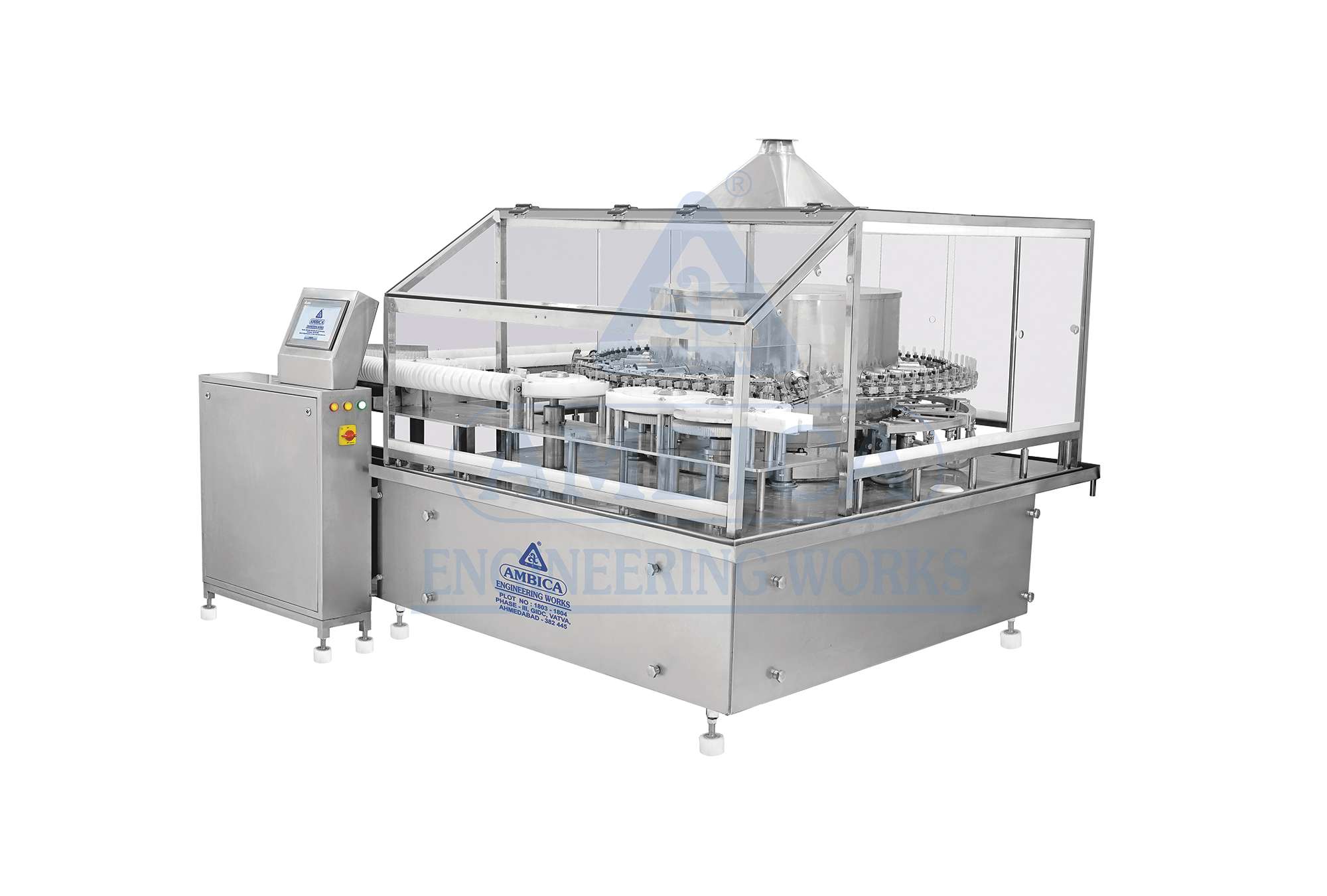 Automatic High Speed Rotary Vial/Ampoule Washing Machine