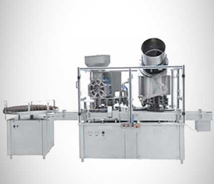 Automatic Rotary Dry Syrup Powder Filling & Capping Machine